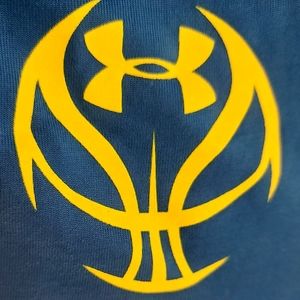 Under Armour Heat Gear Blue With Rare Basketball